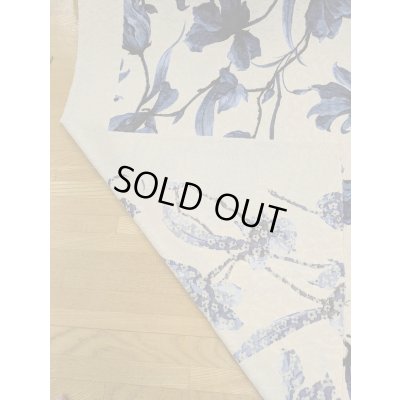 画像3: 生地：大柄フラワープリントジャガード（アイボリー地） 