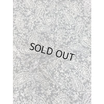 画像6: 生地：ポリエステル100％ ペイズリー柄プリント （黒地×白）