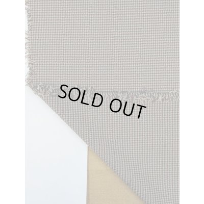 画像3: 生地：ポリエステルステッチ ガンクラブチェック ウールライク （青×茶）