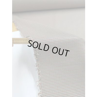 画像4: 生地：ポリエステルステッチ ガンクラブチェック ウールライク （青×茶）