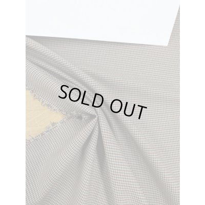 画像5: 生地：ポリエステルステッチ ガンクラブチェック ウールライク （青×茶）