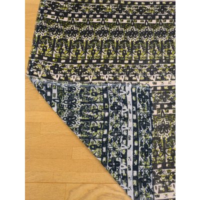 画像6: 生地：楊柳シアー素材 ポリエステル100％ プリント （グリーン）