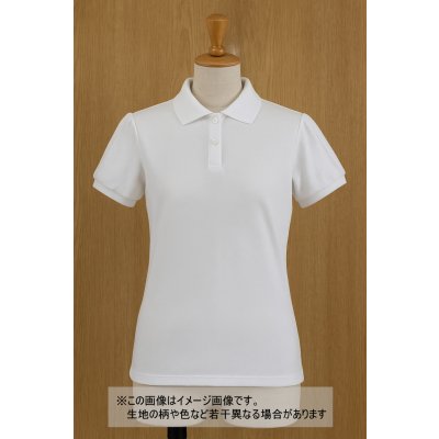 画像1: 生地：綿100％鹿の子風ニット生地（白）