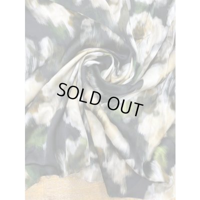 画像6: 生地：色彩手書き風プリント（クリーム地）