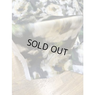 画像7: 生地：色彩手書き風プリント（クリーム地）