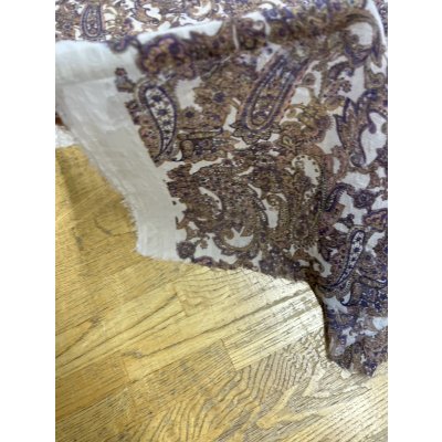 画像7: 生地：ポリエステル100％ ペイズリー柄プリント（リップル風）