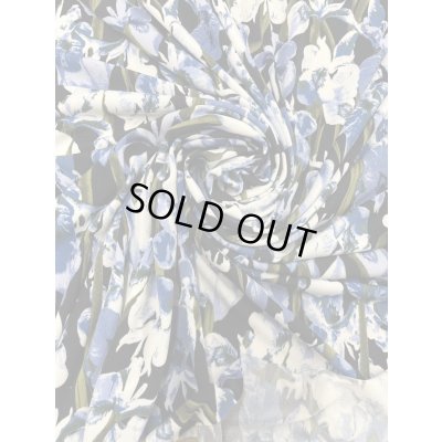 画像7: 生地：ポリエステル100％ 花柄2wayニット（（紺地／白・ブルー））