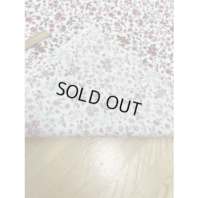 画像3: 生地：綿100％ 小花柄プリント（オフ地×多色）