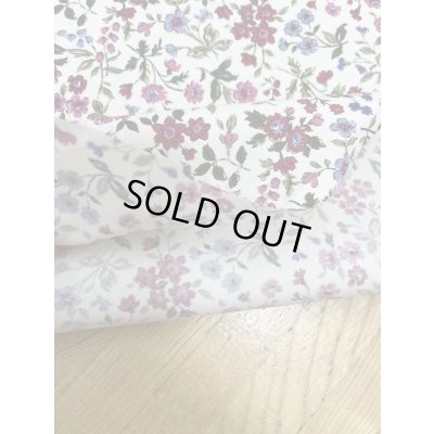 画像4: 生地：綿100％ 小花柄プリント（オフ地×多色）