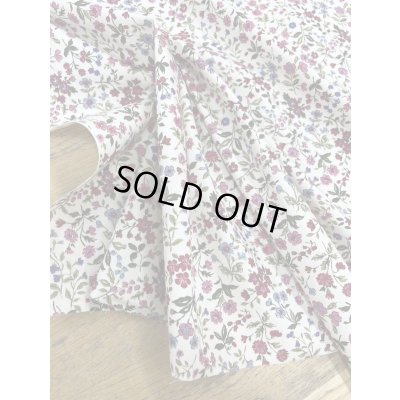 画像5: 生地：綿100％ 小花柄プリント（オフ地×多色）