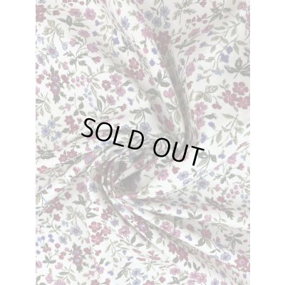 画像6: 生地：綿100％ 小花柄プリント（オフ地×多色）