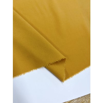 画像5: 生地：ポリエステル100％ 無地ジョーゼット（マスタード）