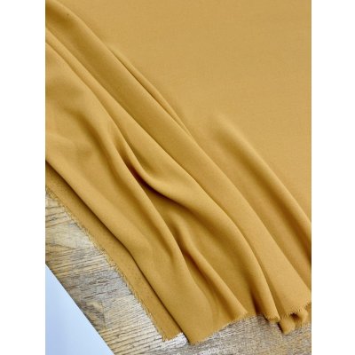 画像6: 生地：ポリエステル100％ 無地ジョーゼット（マスタード）