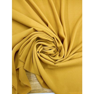 画像7: 生地：ポリエステル100％ 無地ジョーゼット（マスタード）