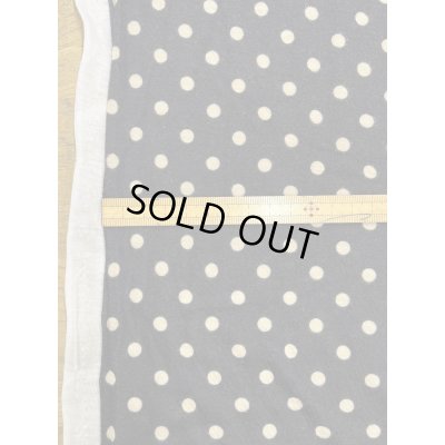 画像3: 生地：綿100％水玉プリント綿天竺（黒地／ベージュドット）