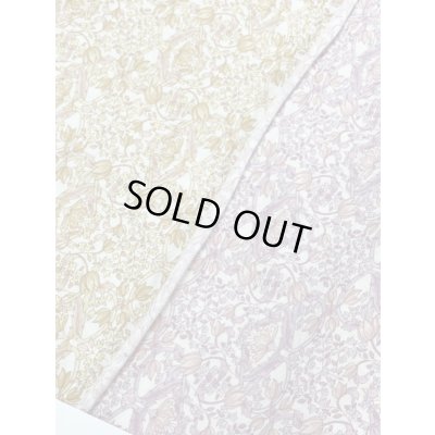 画像8: 生地：綿100％ 花柄天竺ニット（オフホワイト×オレンジピンク）