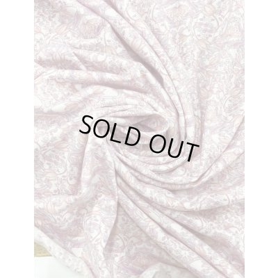 画像5: 生地：綿100％ 花柄天竺ニット（オフホワイト×ピンクパープル）