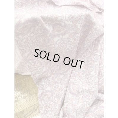 画像7: 生地：綿100％ 花柄天竺ニット（オフホワイト×ピンクパープル）