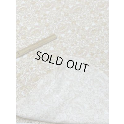 画像3: 生地：綿100％ 花柄天竺ニット（オフホワイト×オレンジピンク）