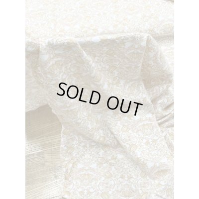 画像6: 生地：綿100％ 花柄天竺ニット（オフホワイト×オレンジピンク）