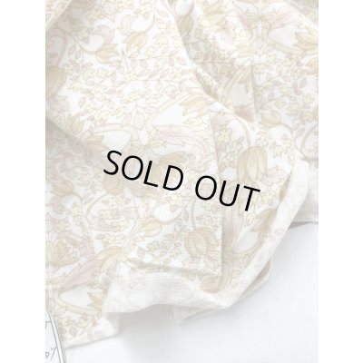 画像7: 生地：綿100％ 花柄天竺ニット（オフホワイト×オレンジピンク）