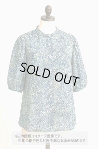 生地：綿100％ 80シフォンAG加工 ジョーゼット（ブルー）