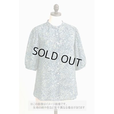 画像1: 生地：綿100％ 80シフォンAG加工 ジョーゼット（ブルー）