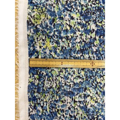 画像3: 生地：綿100％ 80シフォンAG加工 ジョーゼット（ブルー）