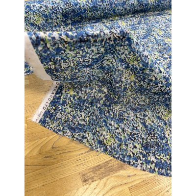 画像9: 生地：綿100％ 80シフォンAG加工 ジョーゼット（ブルー）