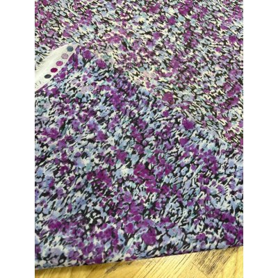 画像4: 生地：綿100％ 80シフォンAG加工 ジョーゼット（パープル）