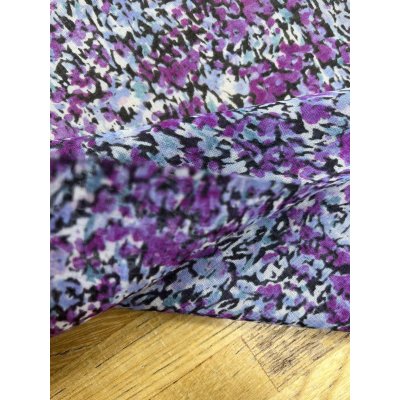 画像5: 生地：綿100％ 80シフォンAG加工 ジョーゼット（パープル）