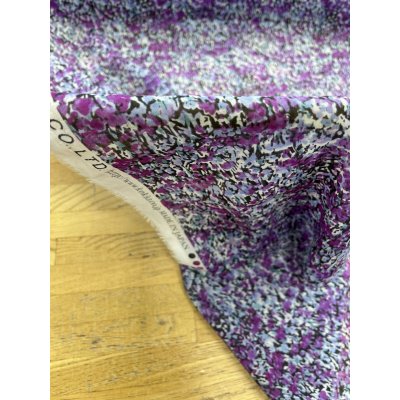 画像8: 生地：綿100％ 80シフォンAG加工 ジョーゼット（パープル）