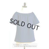 生地：コットンメッシュシャーリング（ネイビー）