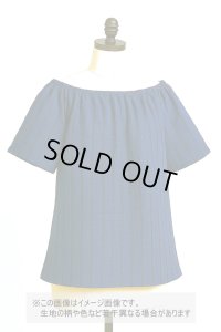 生地：コットンメッシュシャーリング（ネイビー）