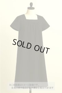 生地：コットンメッシュシャーリング（黒）