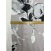画像3: 生地：ポリエステル100％大柄フラワープリント（グレージュ×白黒）