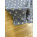 画像6: 生地：綿100％オパール型加工風ダメージ裏毛ニット（グレー）