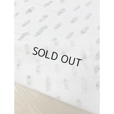 画像3: 生地：綿100％オパール型加工風ダメージ裏毛ニット（白）