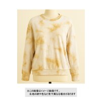 生地：ポリエステル100％ムラ染めベロアニット（ベージュ）