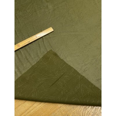 画像4: 生地：ポリエステルエンボス加工２WAYニット（モスグリーン）