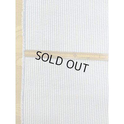 画像3: 生地：綿ポリエステルリップル風ストライプ（白／水色）