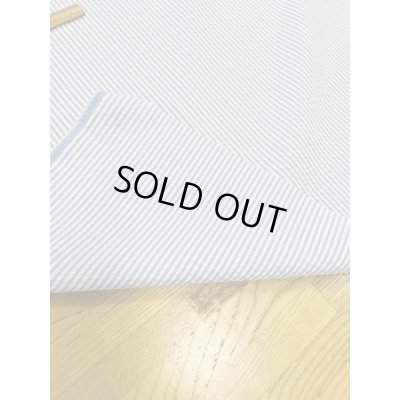 画像4: 生地：綿ポリエステルリップル風ストライプ（白／水色）