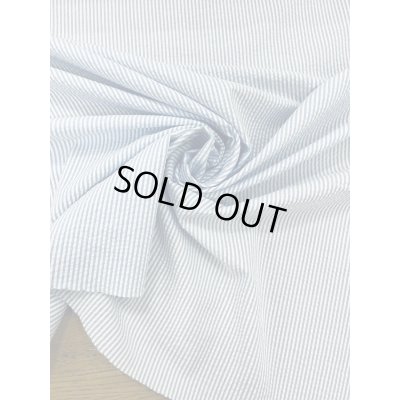 画像8: 生地：綿ポリエステルリップル風ストライプ（白／水色）