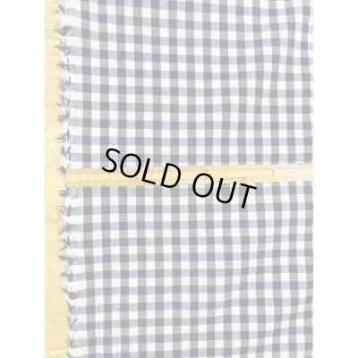 画像3: 生地：綿100％ギンガムチェック柄（紺）