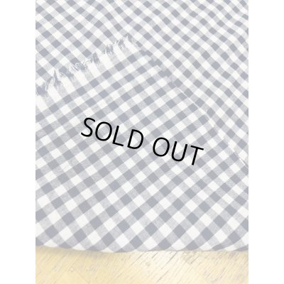 画像4: 生地：綿100％ギンガムチェック柄（紺）