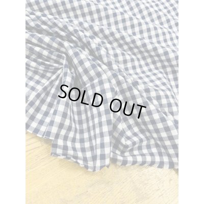 画像6: 生地：綿100％ギンガムチェック柄（紺）