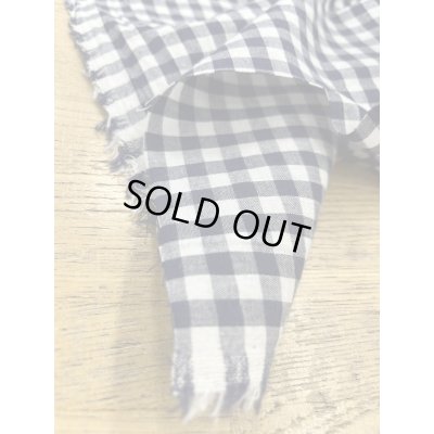 画像8: 生地：綿100％ギンガムチェック柄（紺）