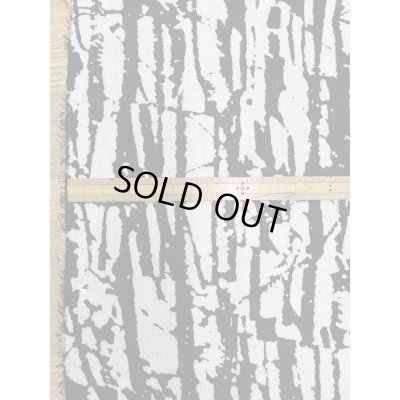 画像3: 生地：抽象柄プリントポリエステル生地（クリーム×ブラック）