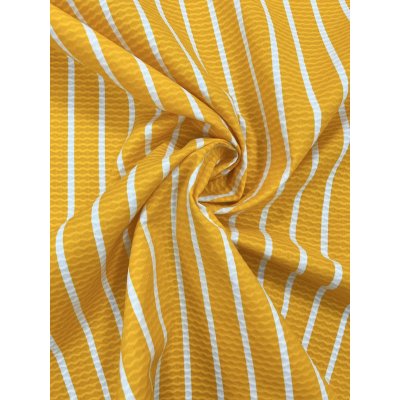 画像9: 生地：綿100％ナミナミストライプ（オレンジ×白）