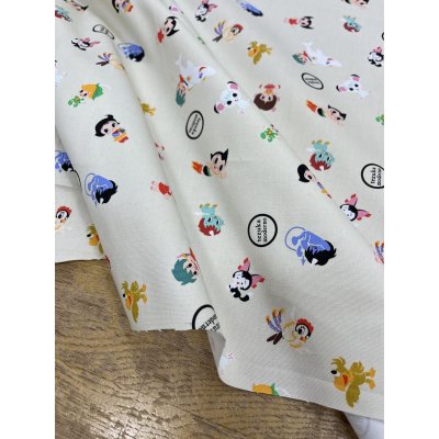 画像5: 生地：キャラクタープリント ライトキャンバス生地（クリーム）